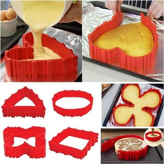 Bake Snake / Siliconen Bakvorm Multifunctioneel / Te Gebruiken in alle Mogelijke Vormen / Siliconen Springvorm