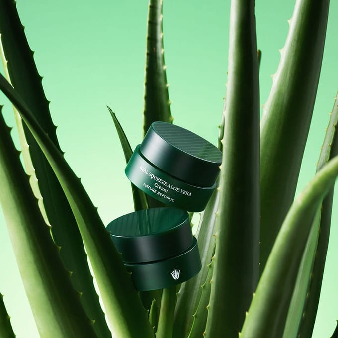 Nature Republic Crème à l'Aloe Vera pressé 55ml (3 Options) 2PCS