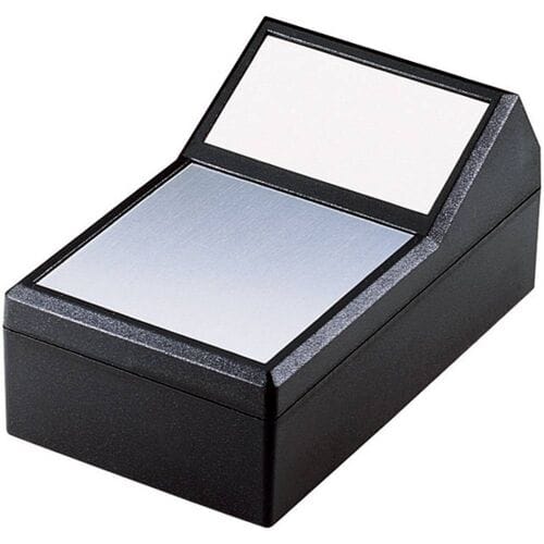 TEKO 790.9 Consolebehuizing (l x b x h) 145 x 85 x 73 mm ABS, Aluminium Zwart, Zilver 1 stuk(s)