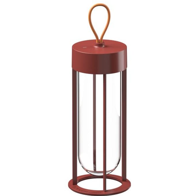 Flos In Vitro unplugged draagbare lamp - terracotta