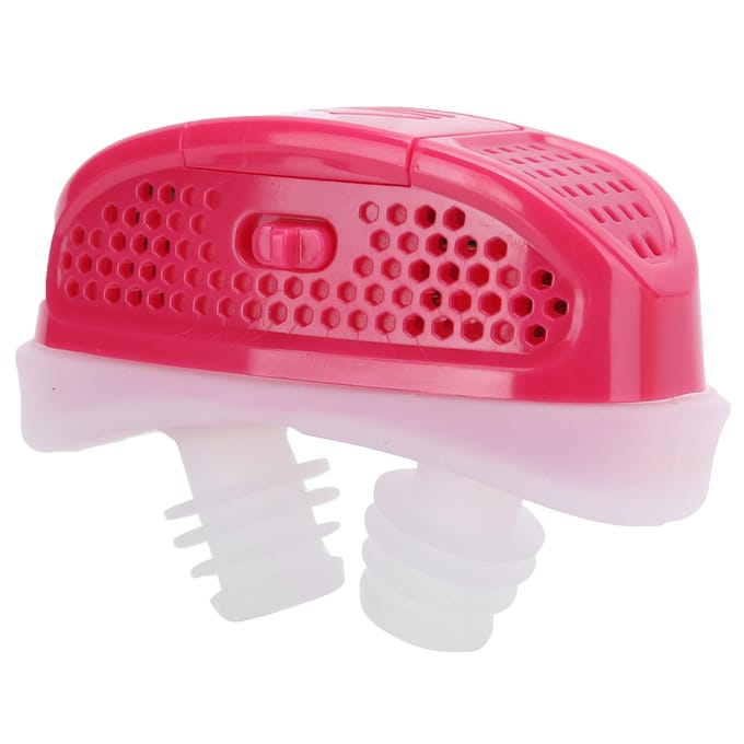 Dispositif électrique Anti-ronflement, Solution Portable unisexe pour le sommeil rouge