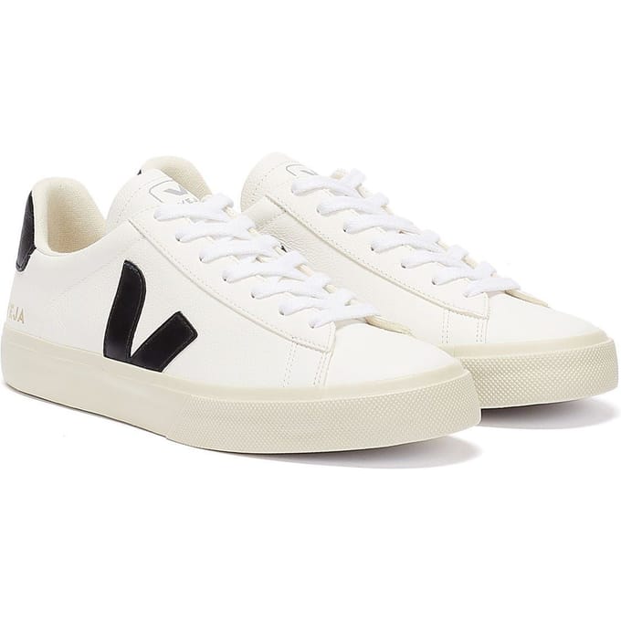 Veja Campo Damestrainers - (Wit / Zwart)