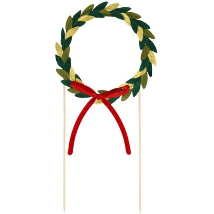 Meri meri kerst - taarttopper papier krans