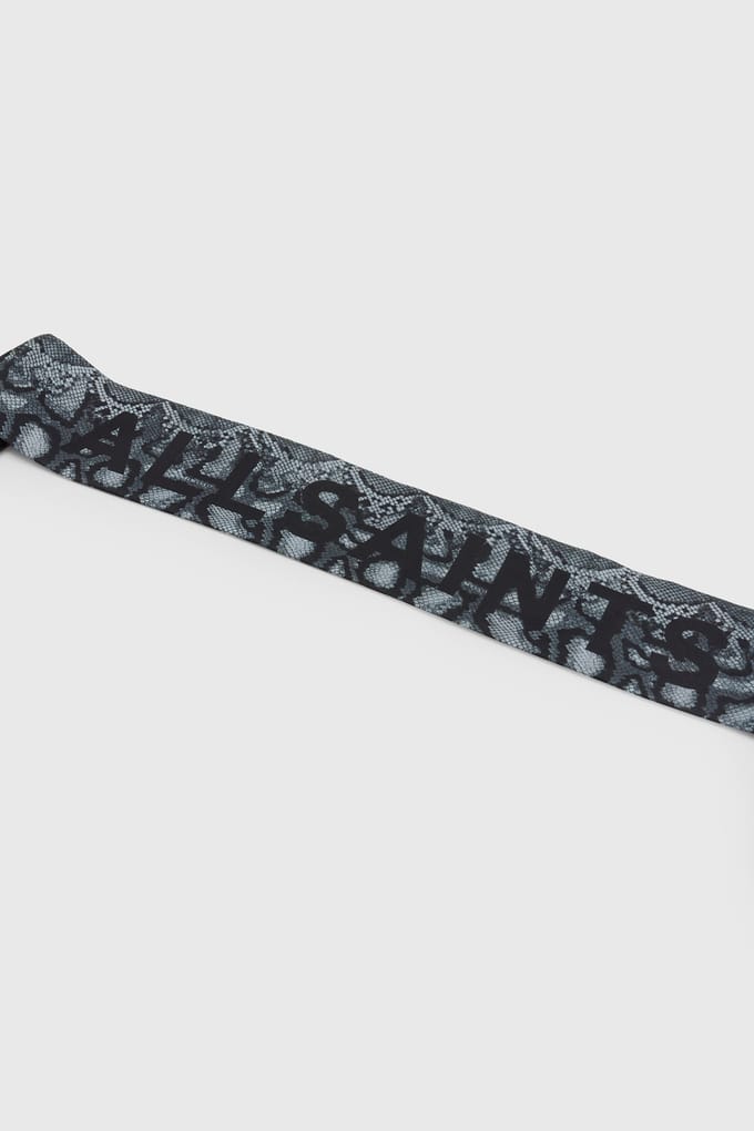 AllSaints Flow Headscarf Slate Grey Taglia: OS | Sciarpe Outlet | Donna | Grigio