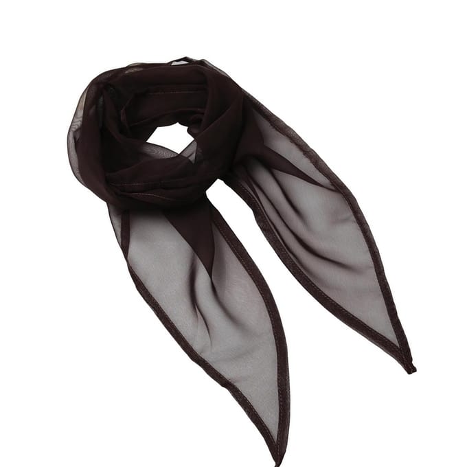 Premier Dames/Dames Chiffon Sjaal (Zwart)