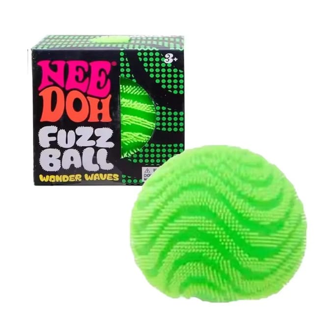 Fuzz Ball Sensorisch Knijpspeeltje NeeDoh Sensorisch Squishy Speeltje Wonder Waves Gestructureerde Stressverlichter Fidget Bal voor Volwassenen Kinderen