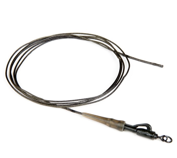Kable Leadcore Leader Hybrid Lead Clip Ring Swivel 100cm