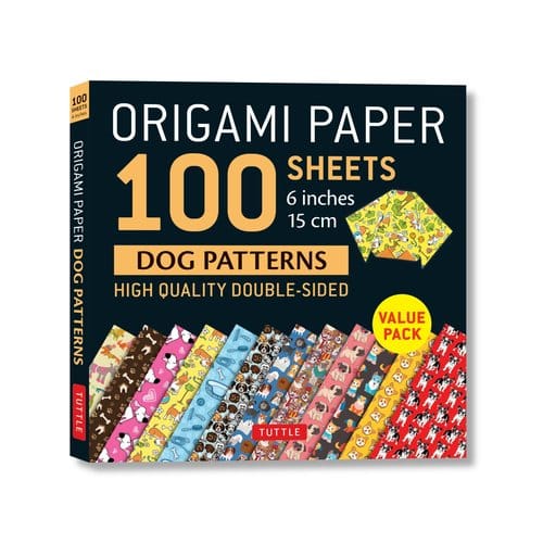 Origami Paper 100 Sheets Dog Patterns 6" (15 Cm)