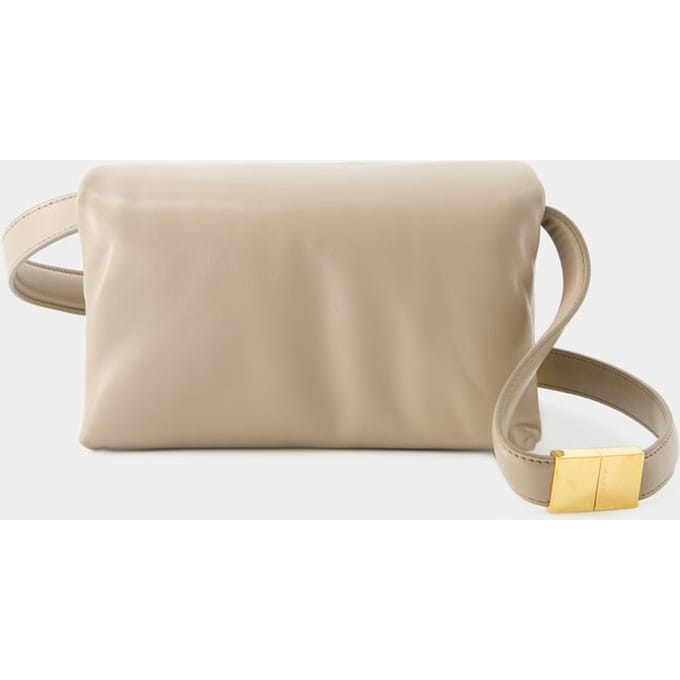 Kleine Hobo Prisma tas - Marni - Leer - Bruin