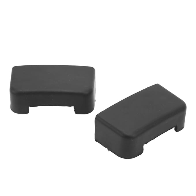 4 STUKS Achterbank Schuifrail Plug Rubberen Beschermkap Vervanging Voor Tesla Model 3 2017?2022 black