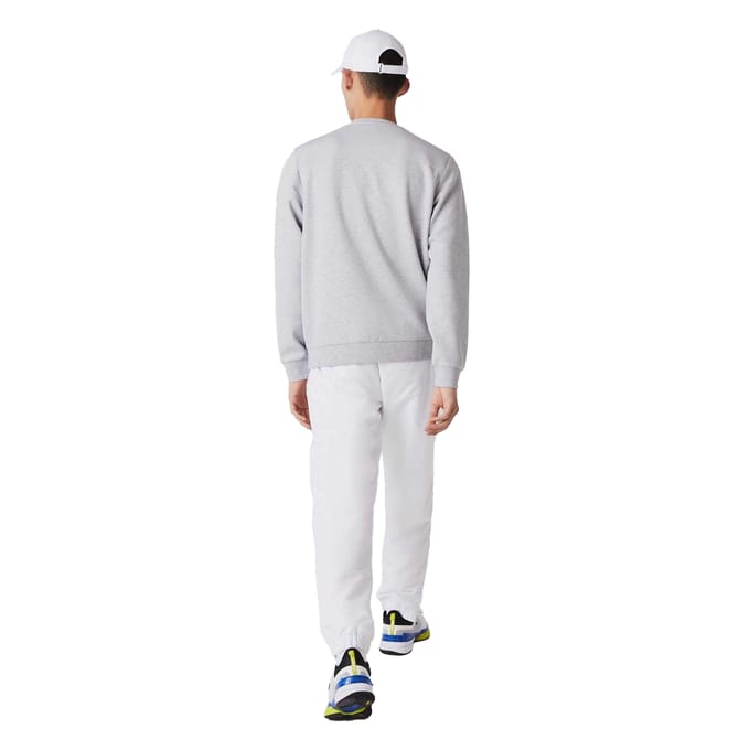 Lacoste Heren Sweatshirt met ronde hals (Grijs)