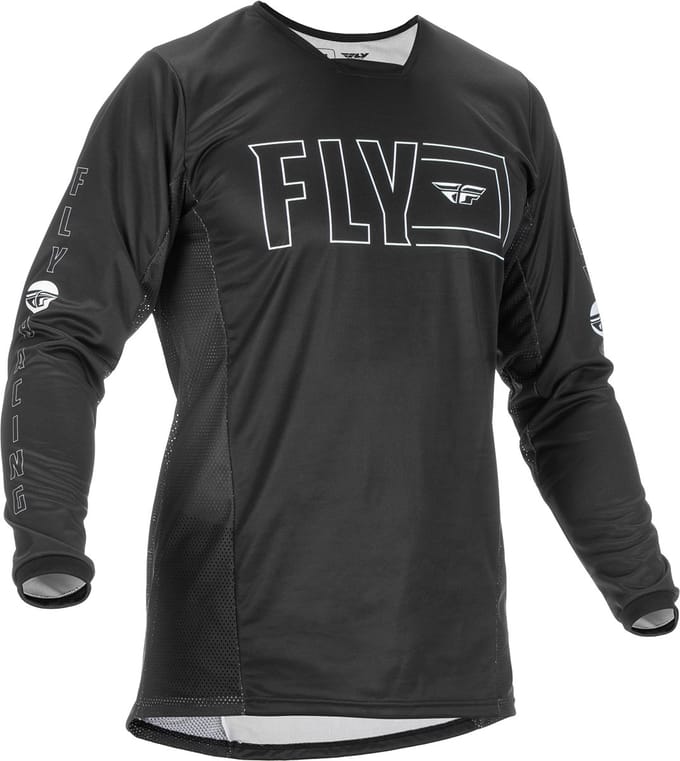 FLY Racing Kinetic Fuel Zwart Wit Jersey -
