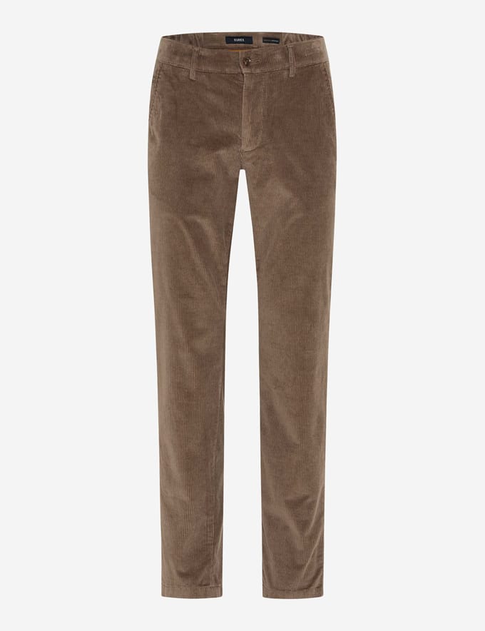 Eurex Heren Flatfrontbroek  Style THILO TAUPE, bruin, maat 265U