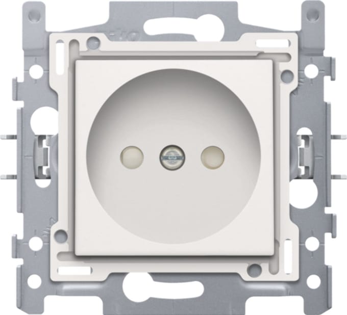 NIKO Original White inbouw stopcontact - enkelvoudig