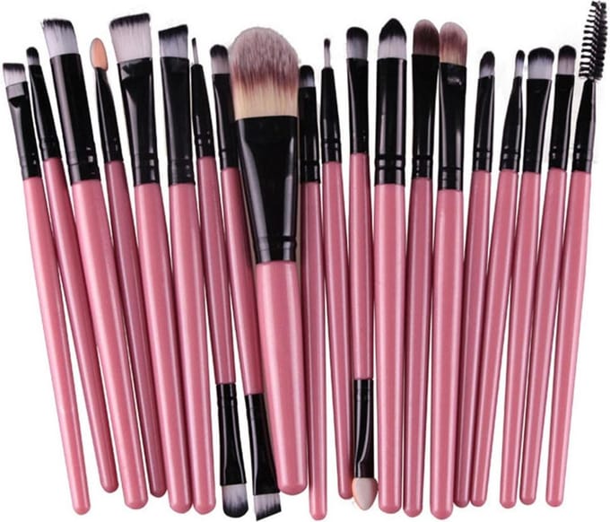 Professionele 20-Delige Make Up Kwasten Set - Cosmetica Visagie Makeup Brushes