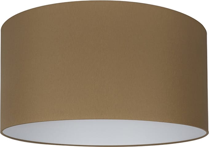 Uniqq Lampenkap stoffen cognac Ø 50 cm – 25 cm hoog