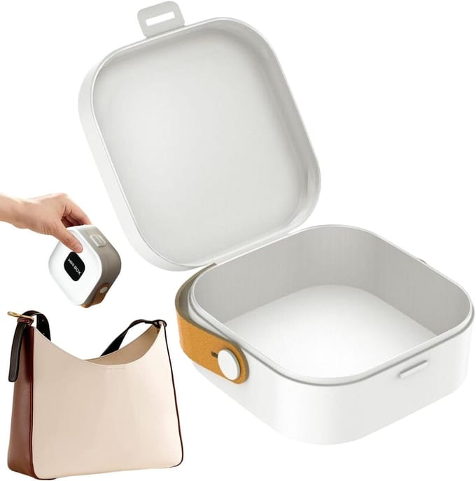 Kabel Organizer - Opbergtasje - Reizen - Met Handvat - 10 cm - Wit