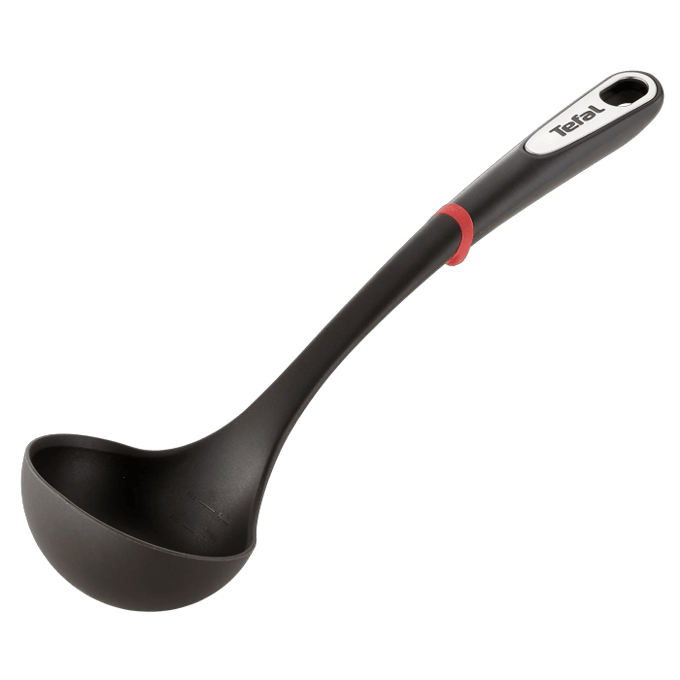 Tefal Ingenio Kitchentools - Soeplepel - Zwart - Kunststof - Hittebestendig