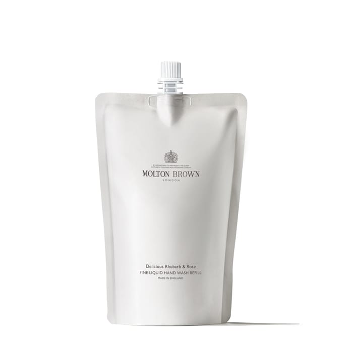 MOLTON BROWN - Delicious Rhubarb & Rose Handzeep Refill - 400 ml - Handzeep