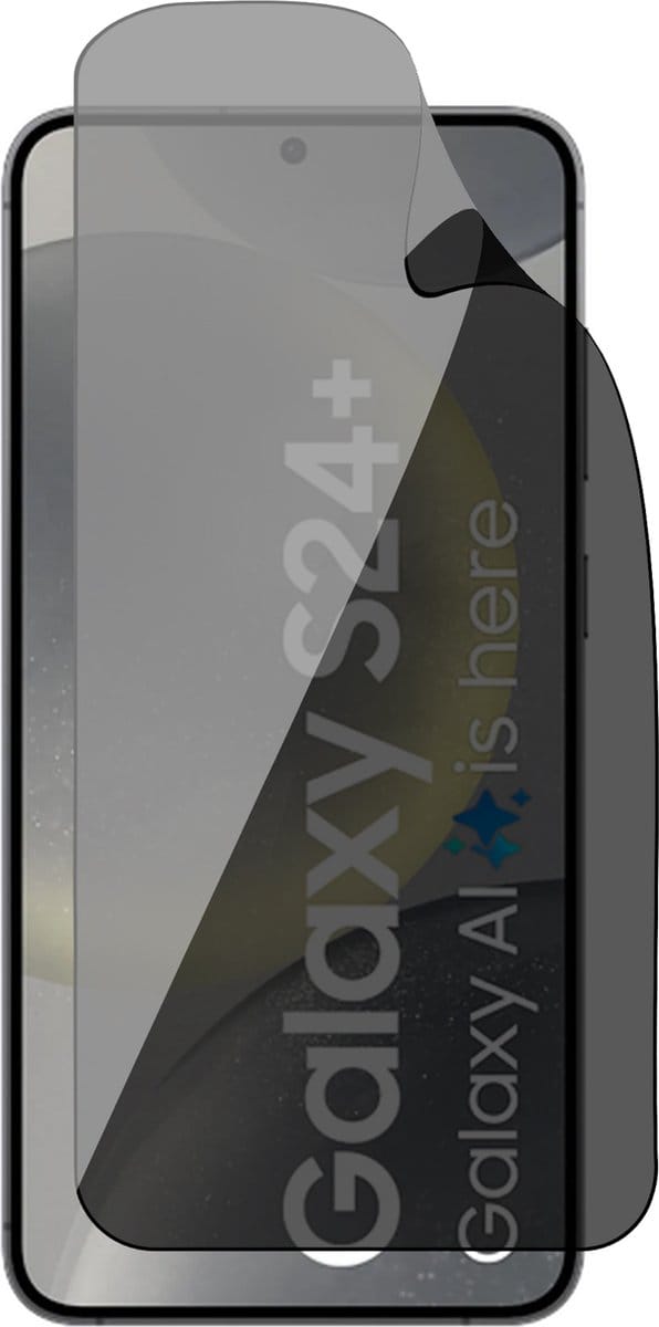 Privacy Screenprotector geschikt voor Samsung Galaxy S24 Plus - 1x FlexGuard Screen Protector