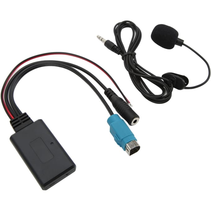 Auto Stereo Bluetooth 5.0 Ingangskabel Audio Muziek Adapter met Microfoon Vervanging voor KCE‑236B voor Android black