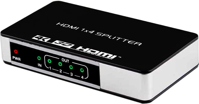 HDMI-splitter 1x4 / 4K @ 30Hz / 3D
