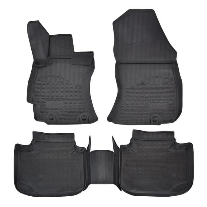 NORM Liners | Tapis De Sol En Caoutchouc TPE Toutes Saisones Pour Subaru Outback 5 2014-2019 noir