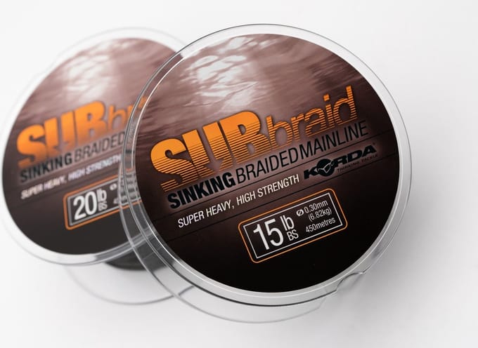 Korda Sub Braid - 20lb - 0.34mm - 1200m - Groen
