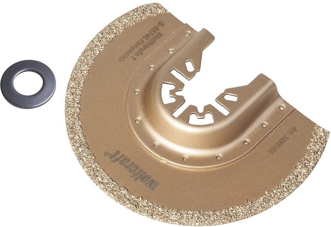 wolfcraft - Segmentzaagblad "PRO" hard metaal-bestrooid, universele centreerhals - 3995000
