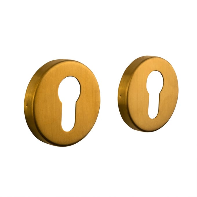Lavuzo Cilinderrozet mat goud rond | Per set