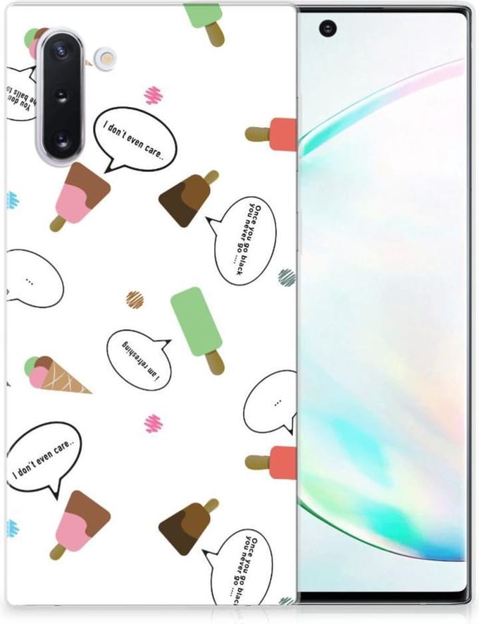 Samsung Galaxy Note 10 Siliconen Case IJsjes