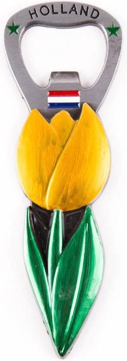 Flesopener - Tulp geel