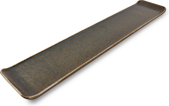 Bonbistro Serveerschaal 46.5x9.5cm groen Cirro (Set van 6)