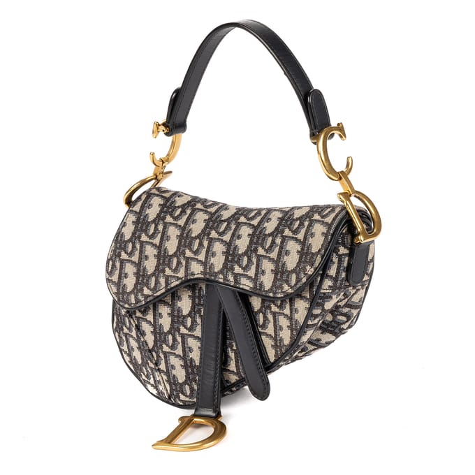 Oblique Saddle Mini Handtas
