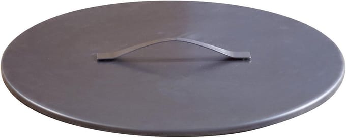 Roestend Ruwstaal Deksel voor Grote Vuurschalen (63 cm)