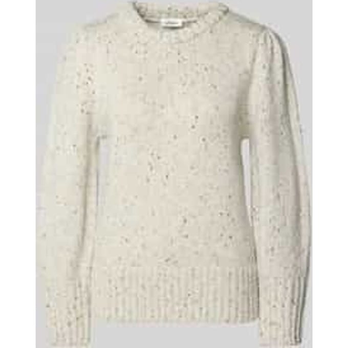 Regular fit gebreide pullover met katoen