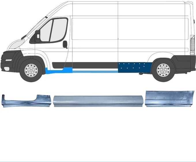 Reparatiepaneel set voor Citroen Jumper 2006-2025 / Links