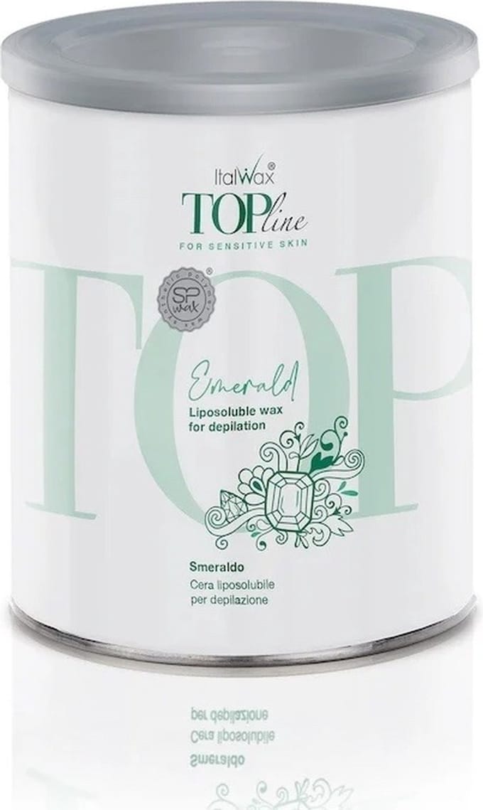 ItalWax Emerald Smaragd Warme Wax 800ml - Professionele Hars voor Gladde Huid
