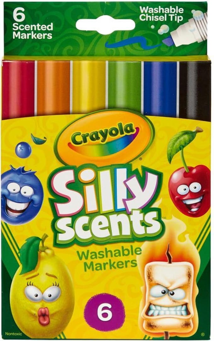 Crayola Silly Scent Geurmarkers - 6 kleuren