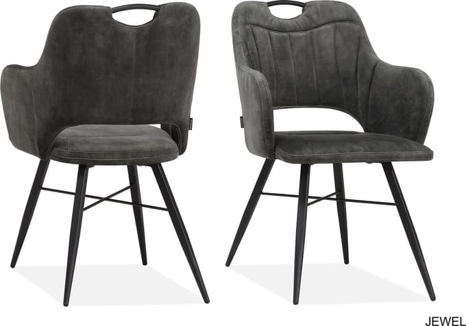 MX Sofa Eetkamerstoel Jewel | kleur: Antraciet