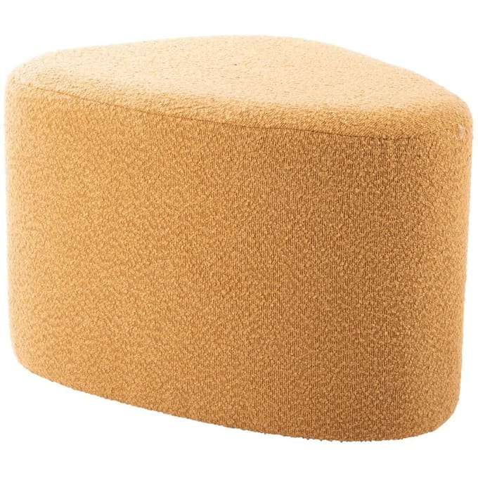Leitmotiv Poef Ada Organic Large - Geel - 60x47x38cm - Scandinavisch
