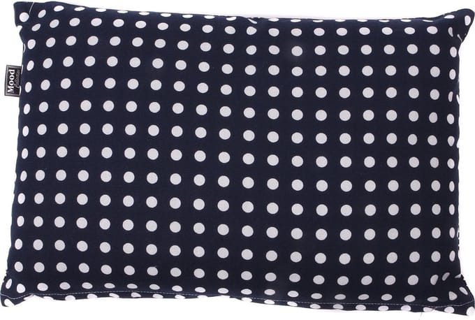 In The Mood Doubledots - Sierkussen - 30x45 cm - Indigoblauw