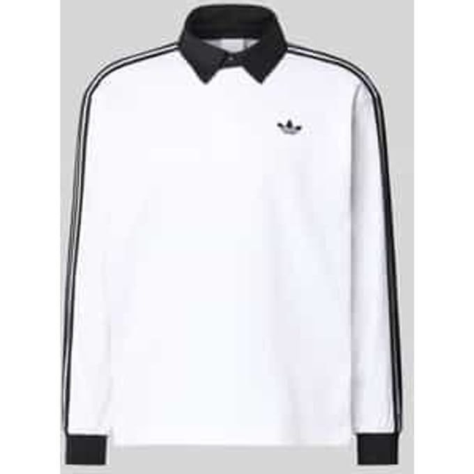 regular fit rugbys shirt van puur katoen met gestikt logo