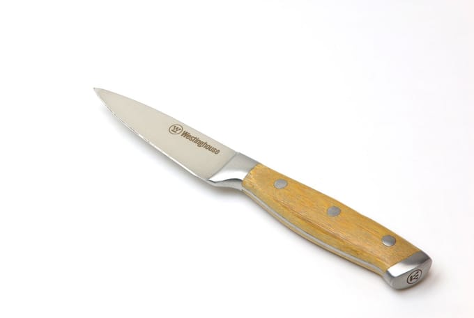 Westinghouse Schilmes – RVS Keukenmes - 8 cm – Koksmes – Bamboo Handvat