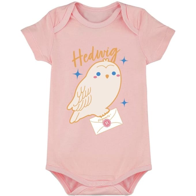 Harry Potter Body voor babys - Hedwig - voor Kinderen - lichtroze