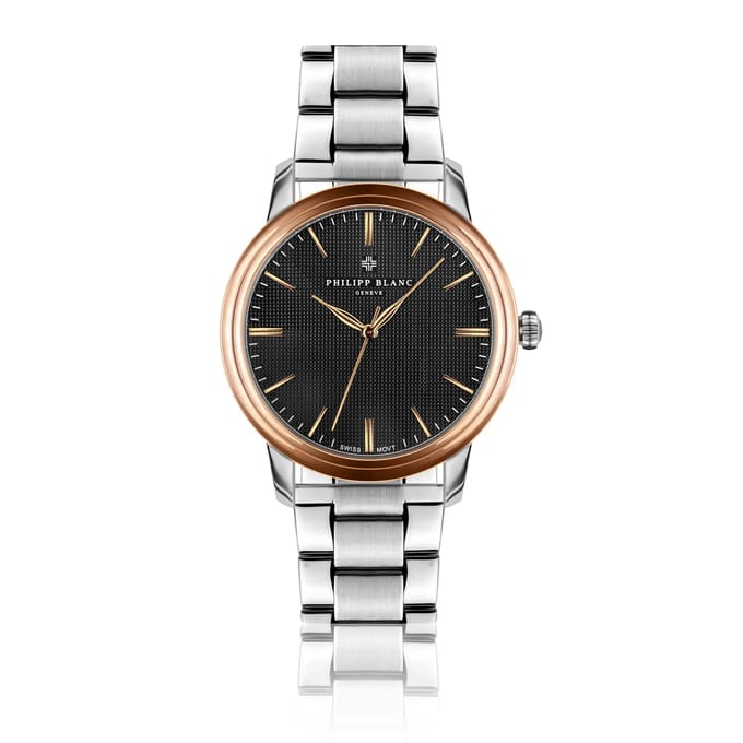 Zilveren horloge Philipp Blanc Zurich