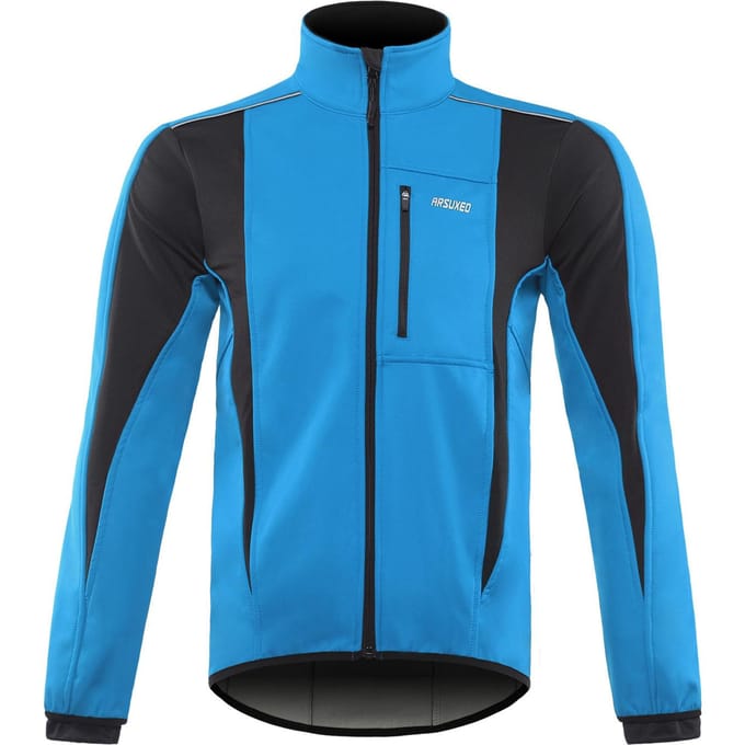 Winter Warm UP fietsjack Ademende fietsbovenkleding Winddicht waterdicht fietsjack L