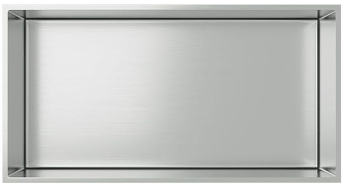 ALONI inbouwnis – 30x60x7 cm – geborsteld chroom