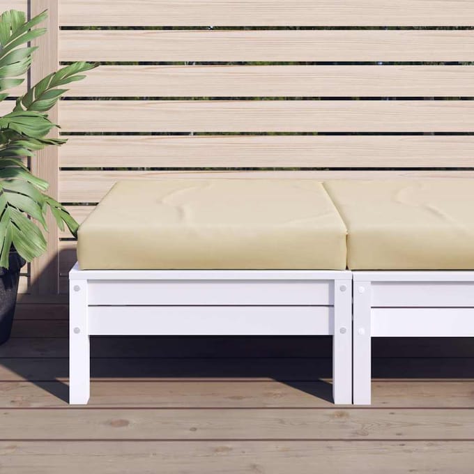 vidaXL - Palletkussen - 60x60x8 - cm - oxford - stof - beige