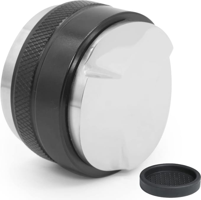 Koffie Distributeur Tamper - Niveleer Tool - Espresso Bereiden - Dubbelzijdig Ontwerp - 53mm - Zwart
